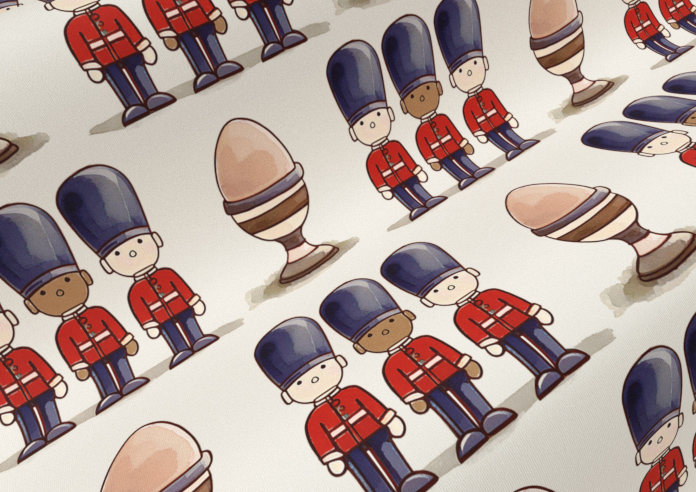Kings Breakfast, Eggs Kingsmen - Twist&Fit Roller Blind - Image 4